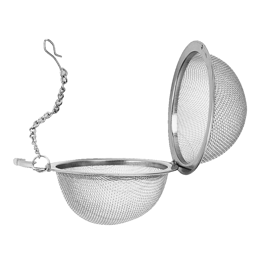 Te infuser / te si i rustfri stål fra Njordisk rund bold