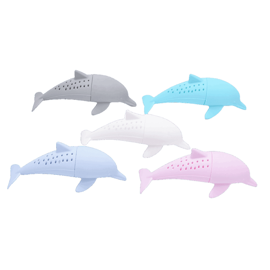 Delfin te infuser i flere farver