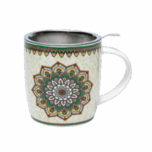 Te Krus med Grøn Mandala