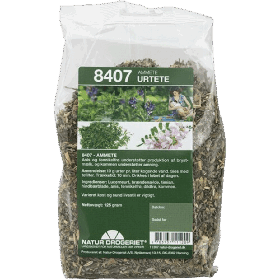 8407 Ammeteen fra Natur Drogeriet i en pose
