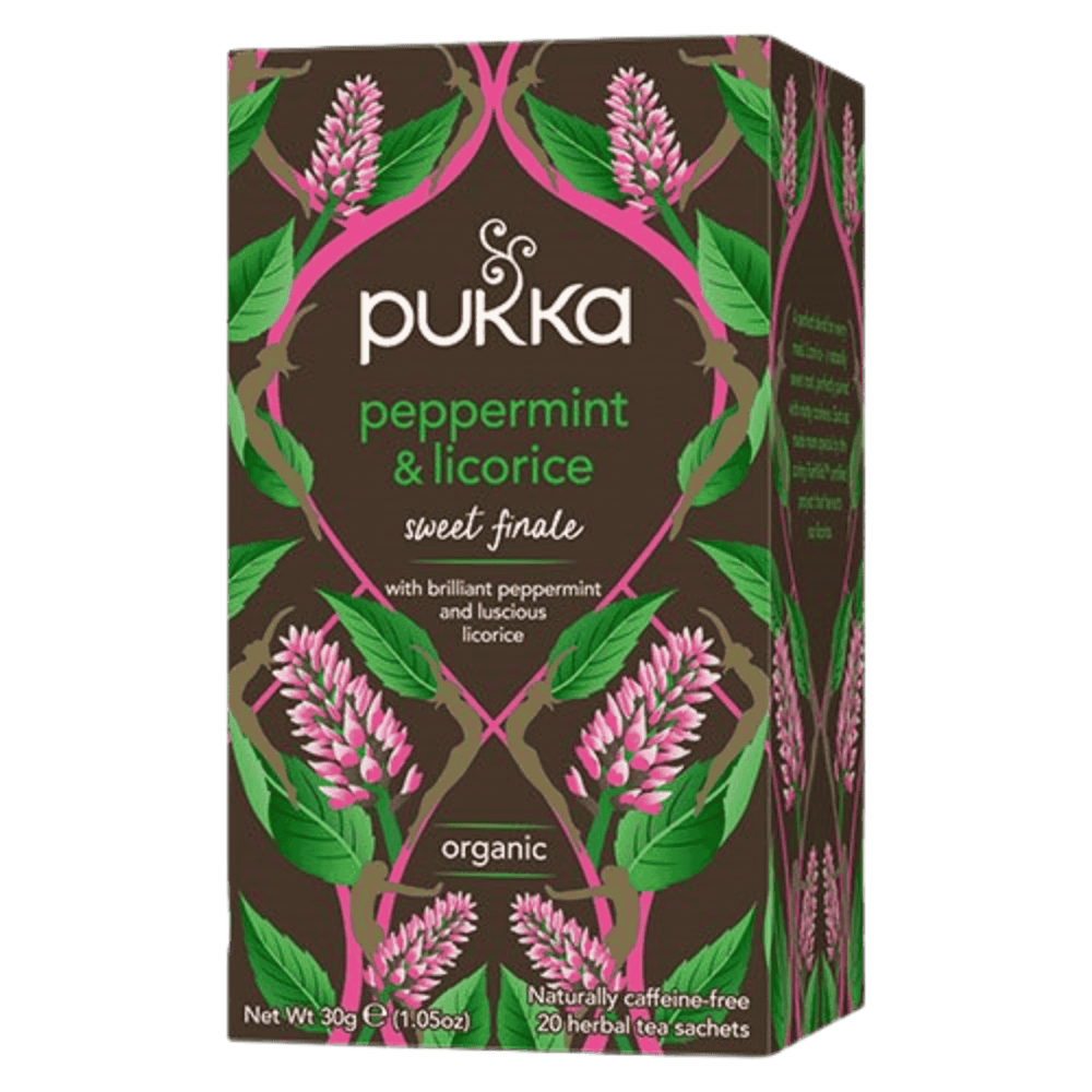 Pukka Peppermint og Licorice te
