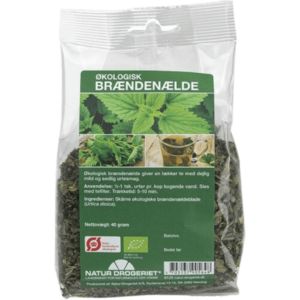 Økologisk Brændenælde te fra Natur Drogeriet i en pose