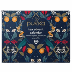 Pukka julekalender økologisk i en flot indpakning med 24 te breve