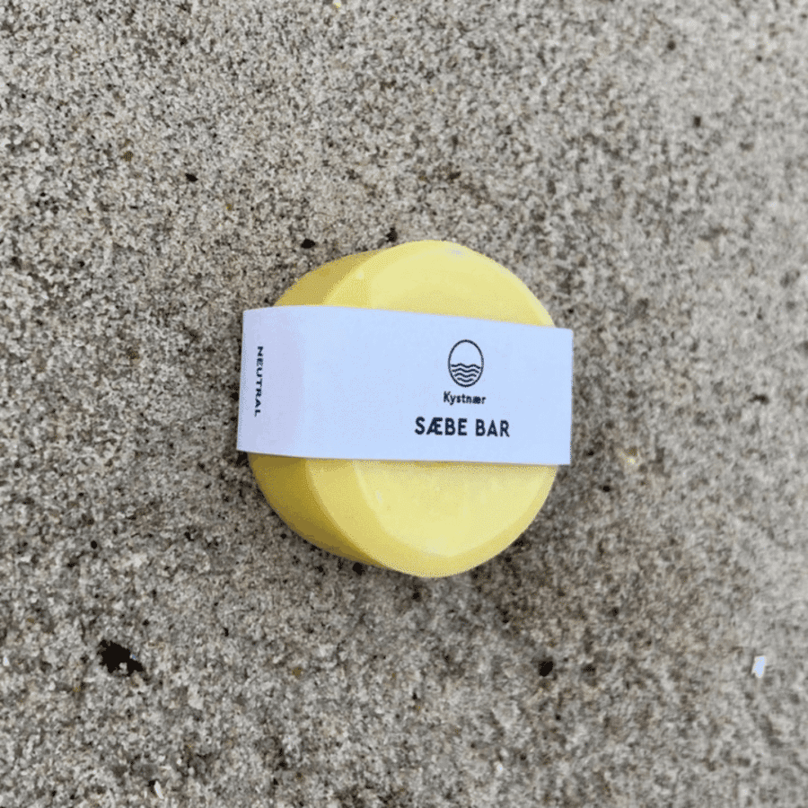 Kystnær neutral sæbe bar på en strand