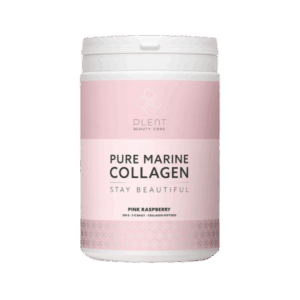 Pure Marine Collagen fra Plent med Hindbær smag