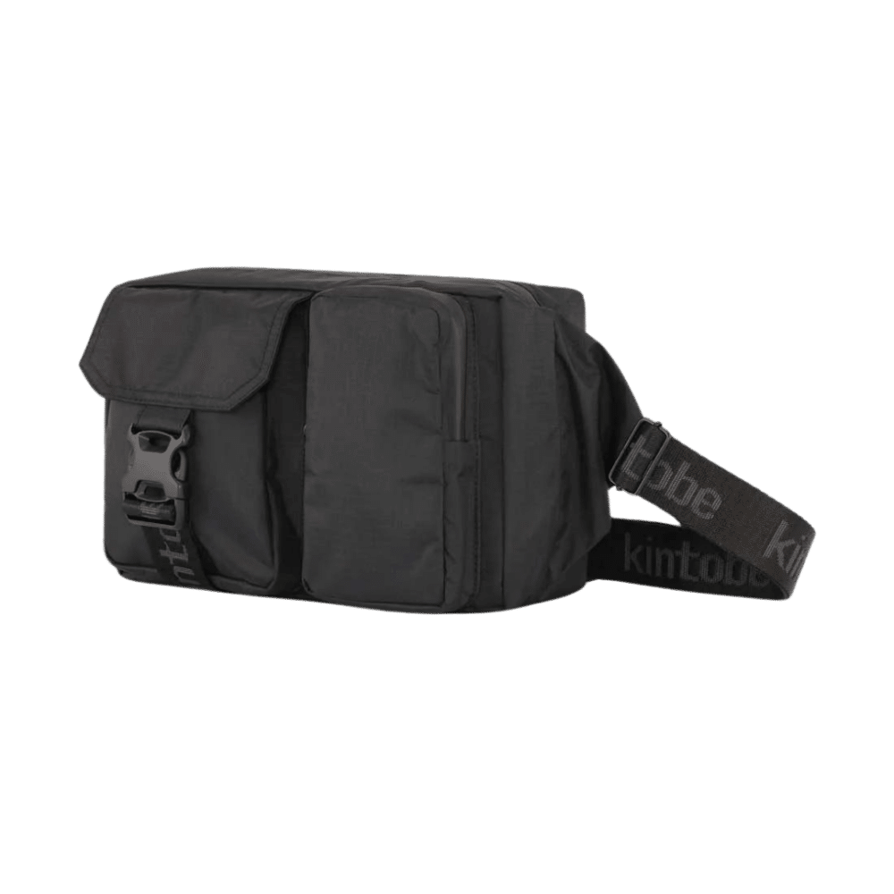 Kintobe jet black bumbags