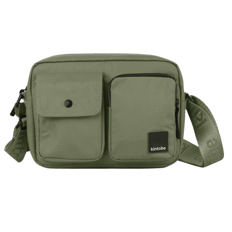 Kintobe Olive Leaf Cross-Body Bag