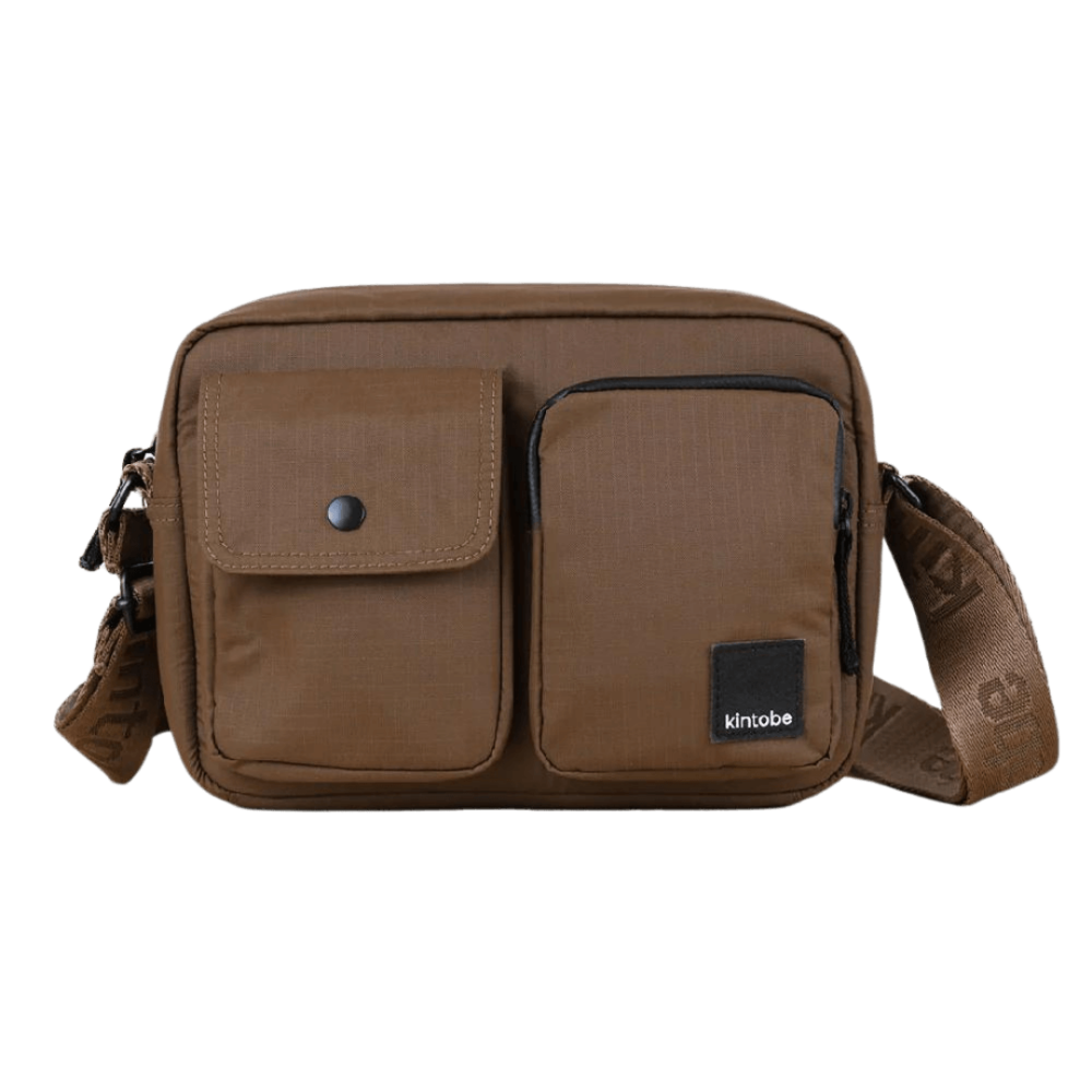 Kintobe Miles Earth Brown Cross-Body Bag