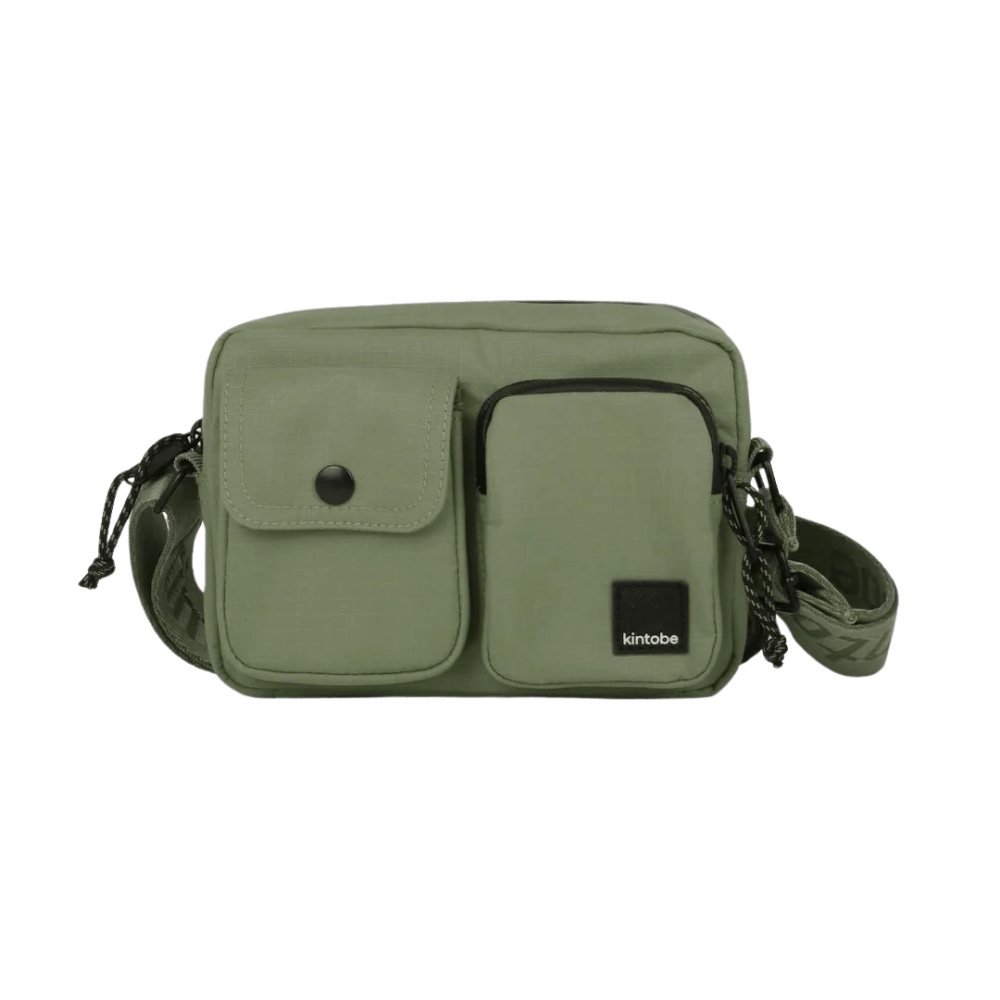 Kintobe Cross-Body Bag Olive Leaf