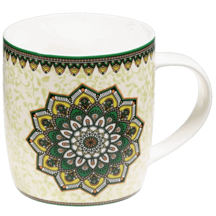 Njordisk Te krus Mandala Grøn