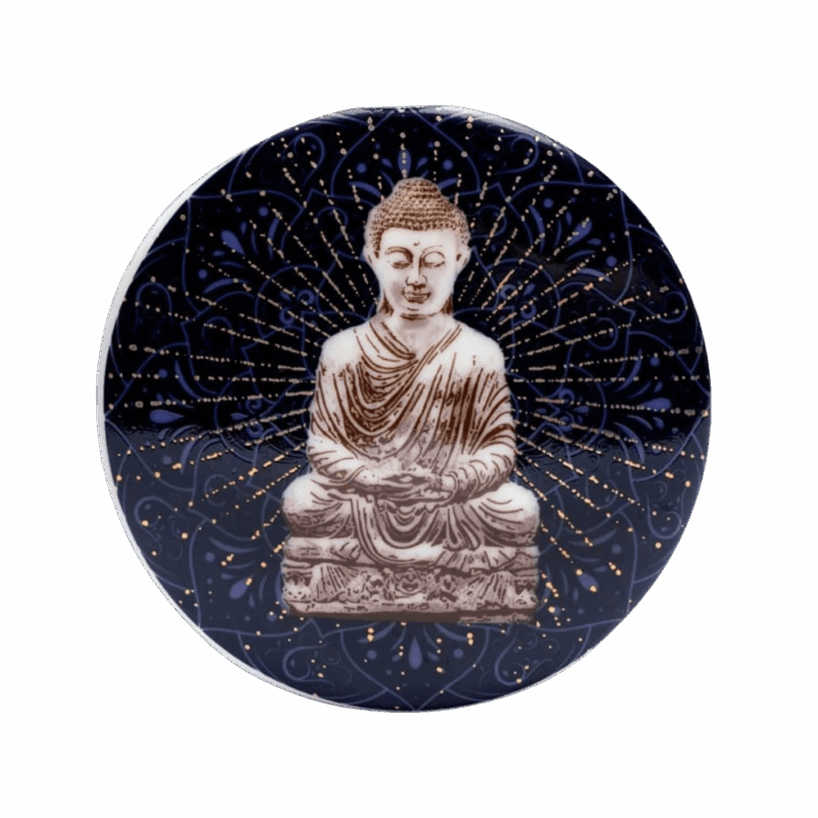 Njordisk te krus Budda Blue låg