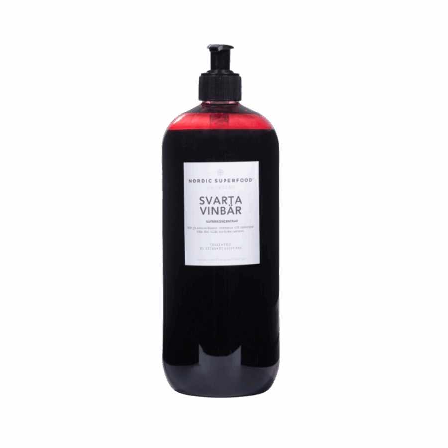 Raw juice med Blue Currant fra Nordic Superfood i 1000ml