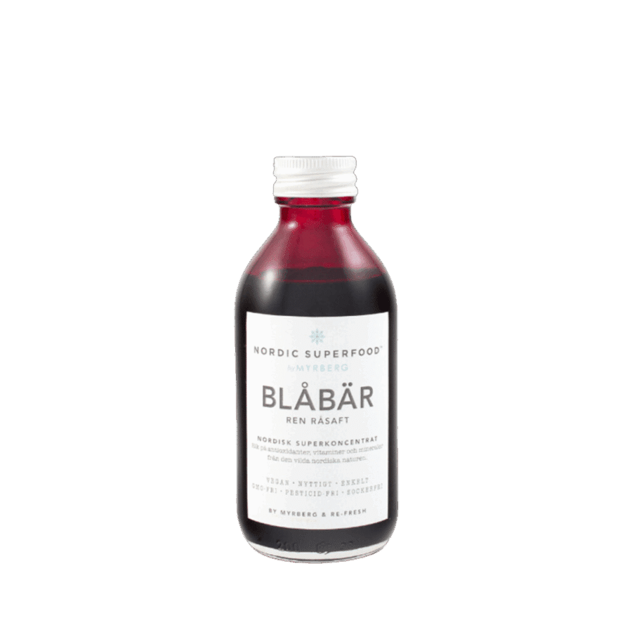 Nordic Superfood - Raw Juice Concentrate - Blueberry - 195ml