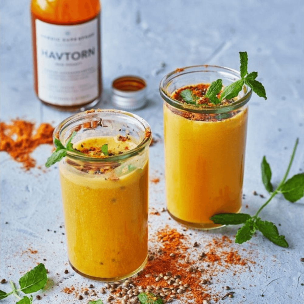 Nordic Superfood - Raw Juice Concentrate - Sea Buckthorn i 2 lækre glas