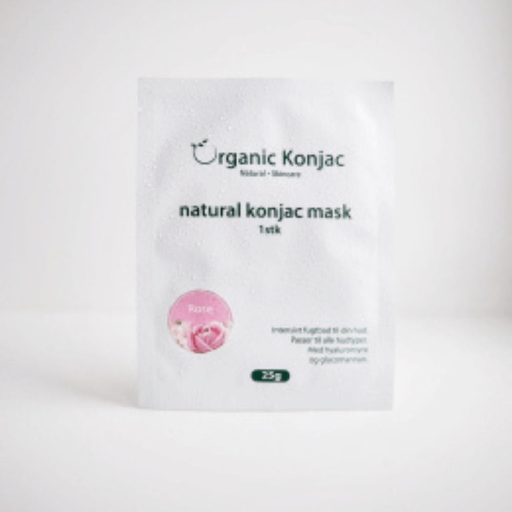 Organic Konjac Maske - Rose