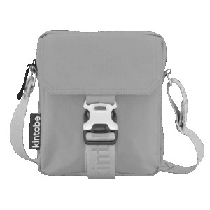 Kintobe taske i Chrome Grey set forfra