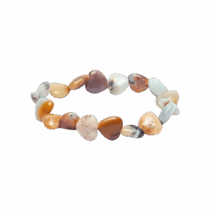 Amazonit armbånd i hjerteform