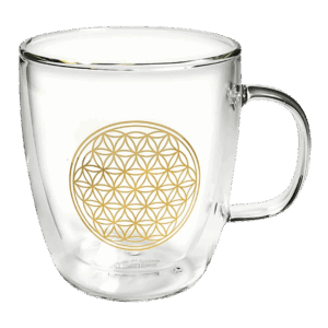 FLower of life gennemsigt te krus med dobbeltvægge