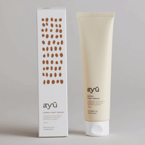 Ayu fodcreme i emballagen