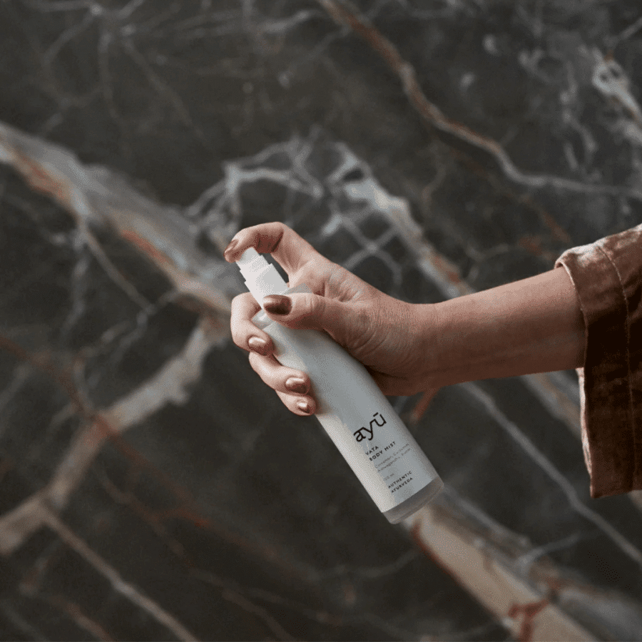 Ayu kropspleje produkter. Mist