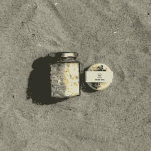 Kystnær Fodbad - Luksus sæbespåner med Hyben i et glas