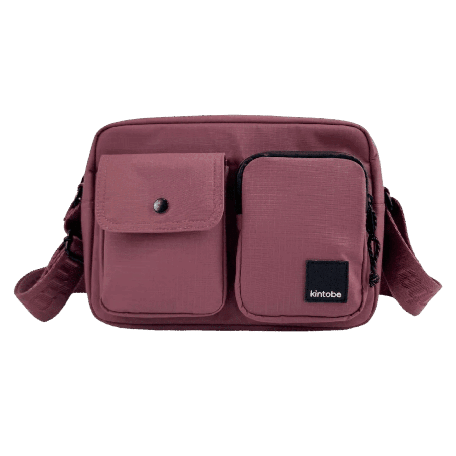 Miles Cross-Body bag fra Kintobe i Forest Berry