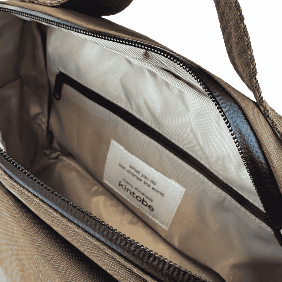 NOAH Cross-Body bag fra Kintobe i Earth Brown