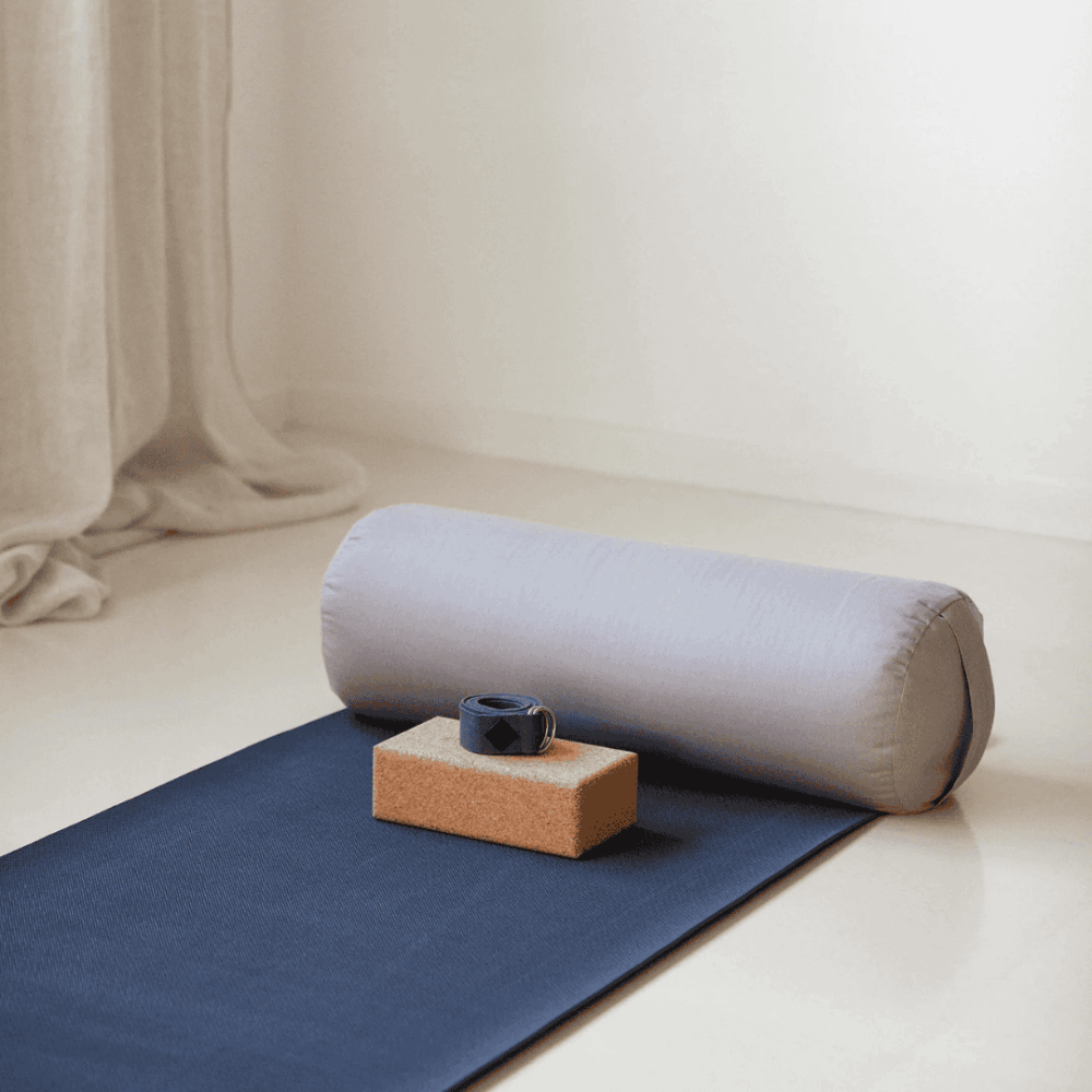 Simply Days Yoga pølle, madras i grå