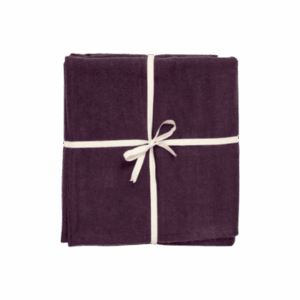 Yoga Tæppe i bomuld - Burgundy