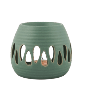 Duftlampe i dråbeformet - grøn