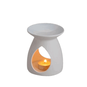 Duftlampe Dråben i organisk keramisk design - Plain