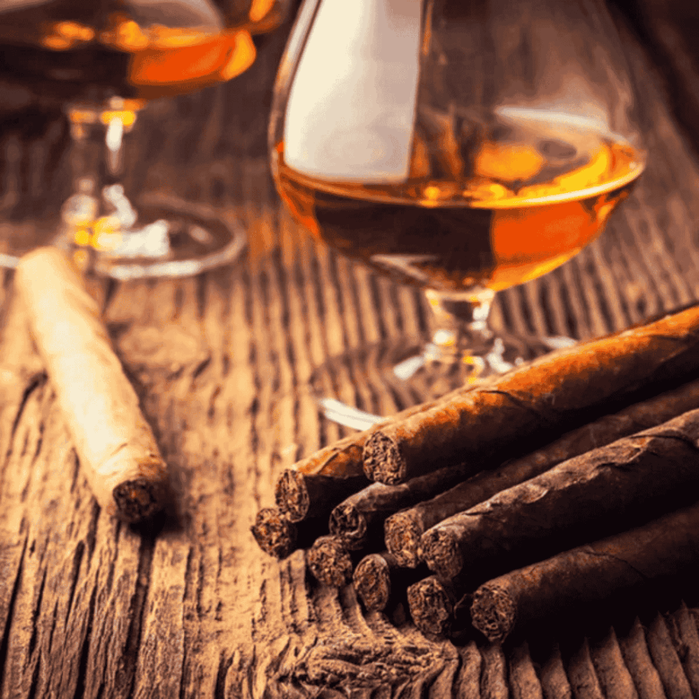 Duftverket Duftvoks, med en duft af Cognac og Cubana