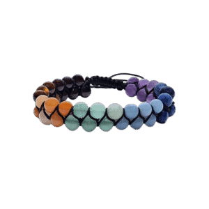 Chakra armbånd med ægte krystaller