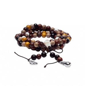 Firetræs Mala - 108 Perler af Naturens Harmoniske Kraft