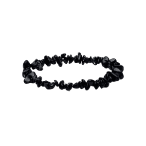Sort Tourmalin krystal armbånd