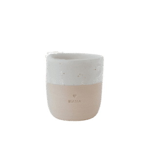 Fajance Te krus med et hjerte og mor