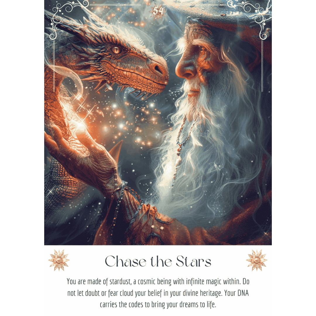Magnetisk æske med Dragon Oracle kortsæt