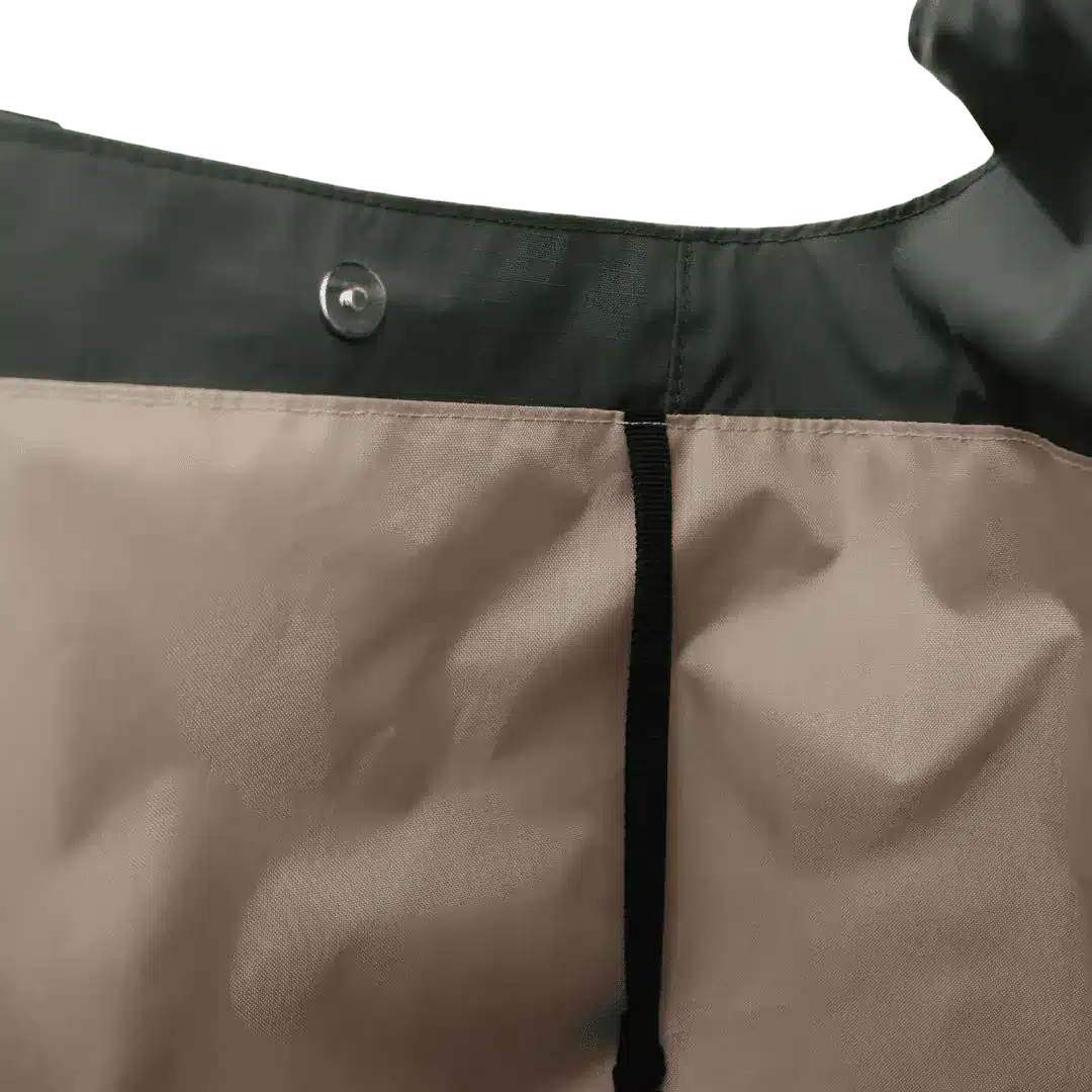 Detaljebillede af Toby Zen Green materiale