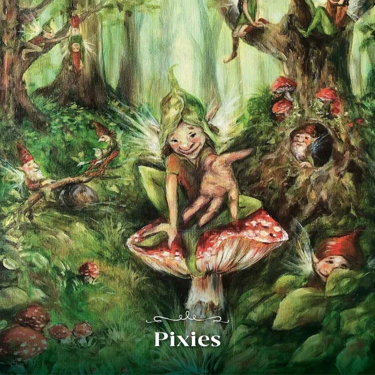 The Enchanted Realms Oracle med 44 orakelkort