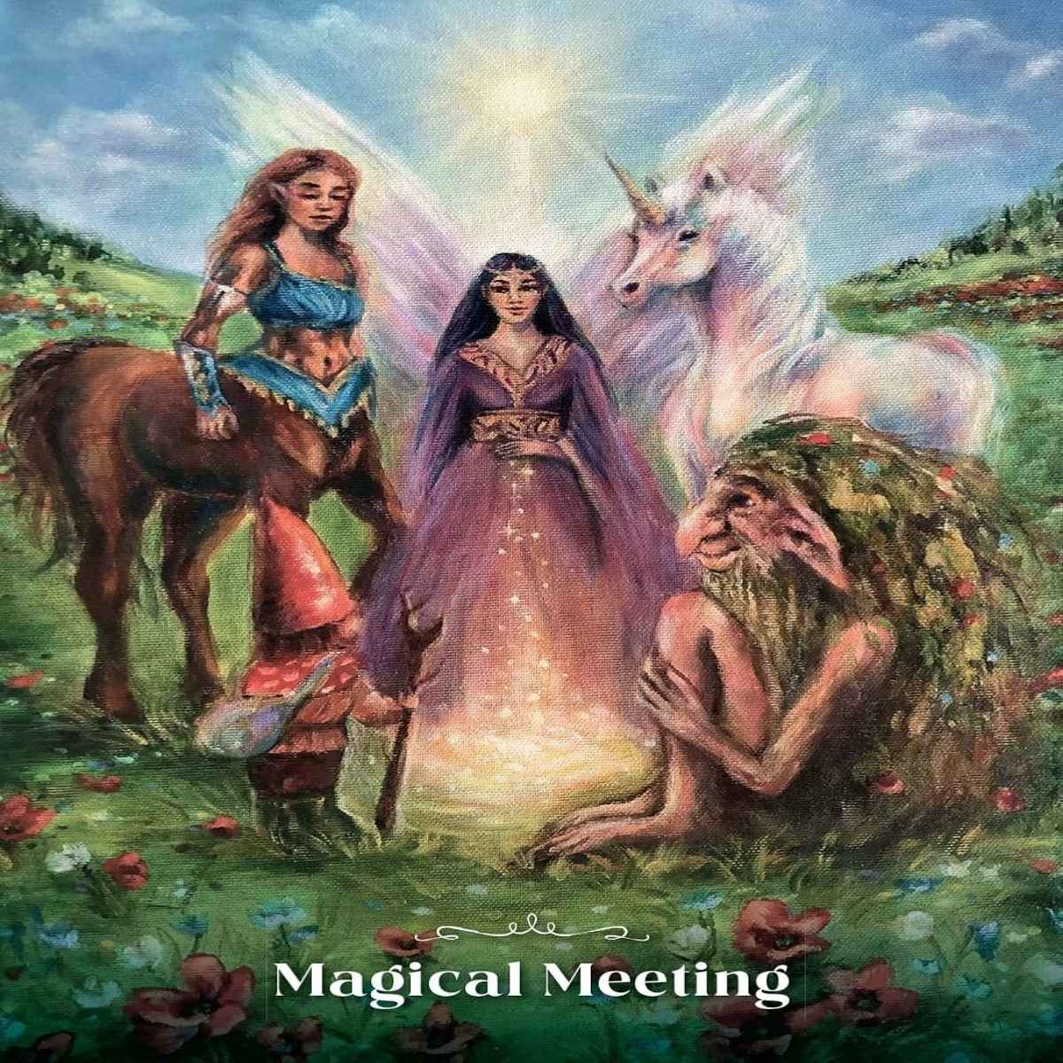 Orakelkort med naturånder og spirituel vejledning